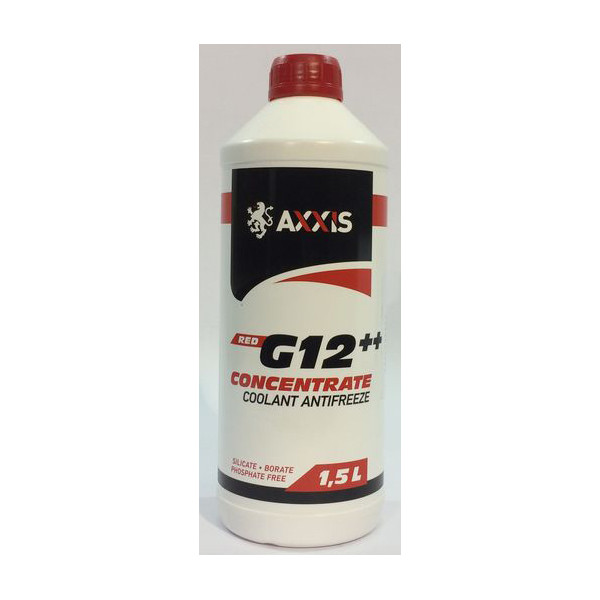 

Антифриз AXXIS RED концентрат G12 + (-80C) 1,5л