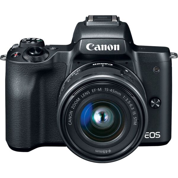 

Фотоаппарат Canon EOS M50 Mark II kit (15-45mm) + Premium Live Stream kit Black (4728C059)