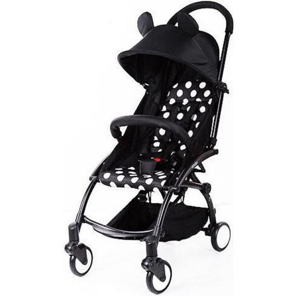 

Детская коляска прогулочная Bambi Yoga M 3548-2-2 Черный горох