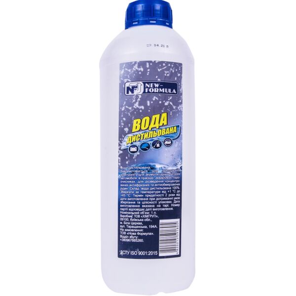 

Вода дистиллированная NEW FORMULA 1 л