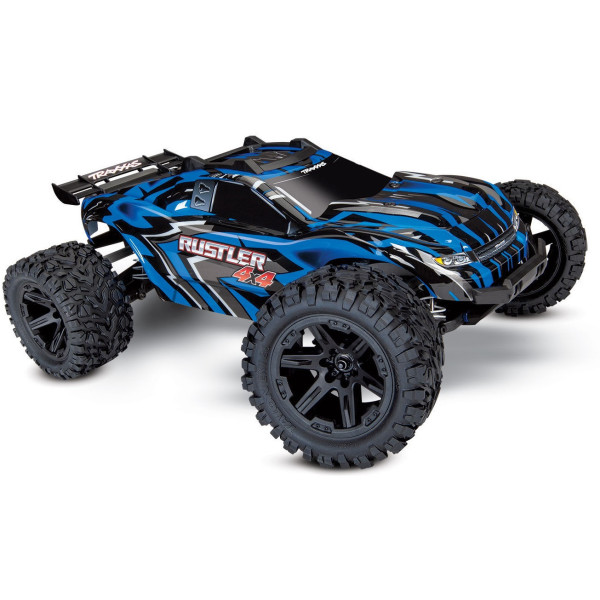 

Автомобиль Traxxas Rustler XL-5 Stadium Truck 1:10 RTR 457 мм 4WD 2,4 ГГц (67064-1 Blue)