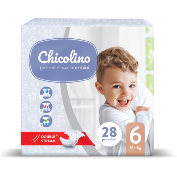 

Подгузники Chicolino подгузники детские 6 (16+ кг) 28 шт MEDIUM
