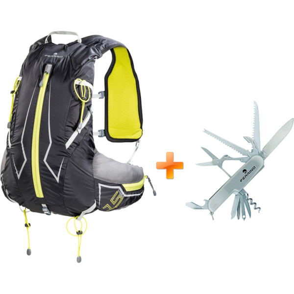 

Рюкзак спортивный Ferrino X-Track 15 Black/Yellow (926517)