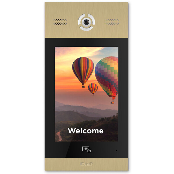 

Многоабонентская IP вызывная панель Bas-IP AA-14FB Gold