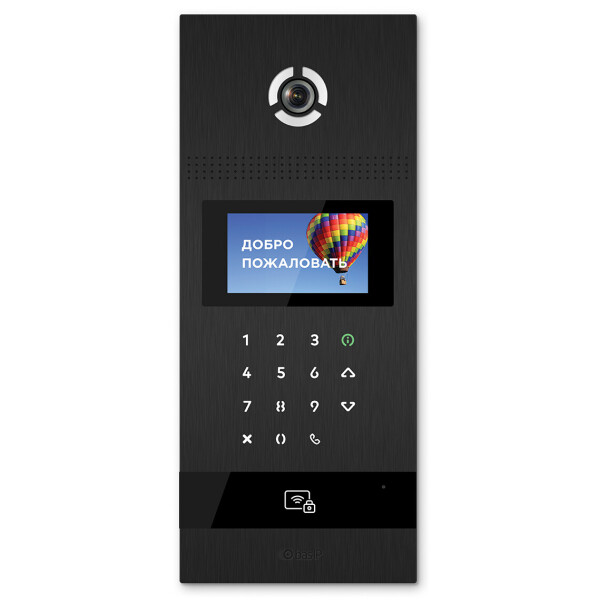

Многоабонентская IP вызывная панель Bas-IP AA-12FB Black