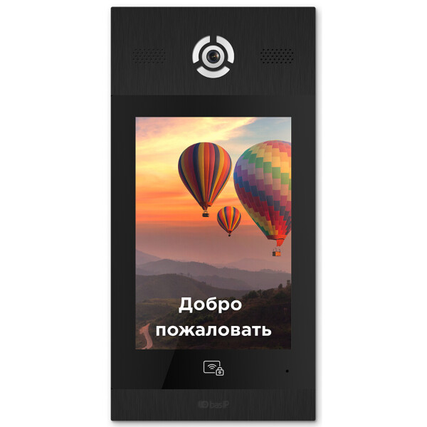 

Многоабонентская IP вызывная панель Bas-IP AA-14FB Black