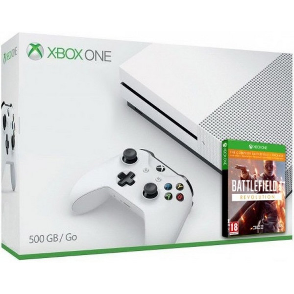 

Microsoft Xbox One S 500Gb White + Battlefield 1. Революция (русская версия)