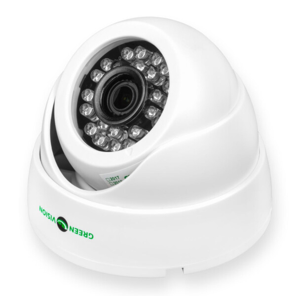 

Гибридная купольная видеокамера Green Vision GV-051-GHD-G-DIA20-20 1080Р