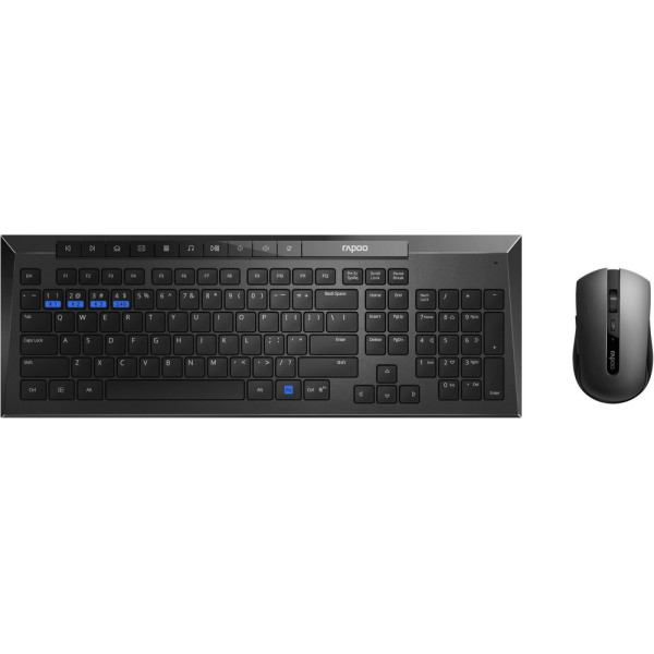

Клавиатура Rapoo 8200m Wireless Black (63074)