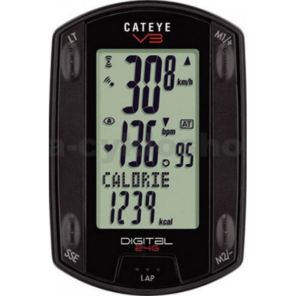 

Велокомпьютер CATEYE V3 SPD/HR/CDC black (13160021)