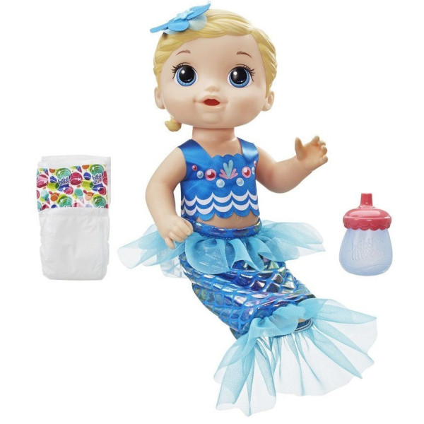 

Кукла HASBRO Baby Alive Малышка-русалка (блондинка) E3693