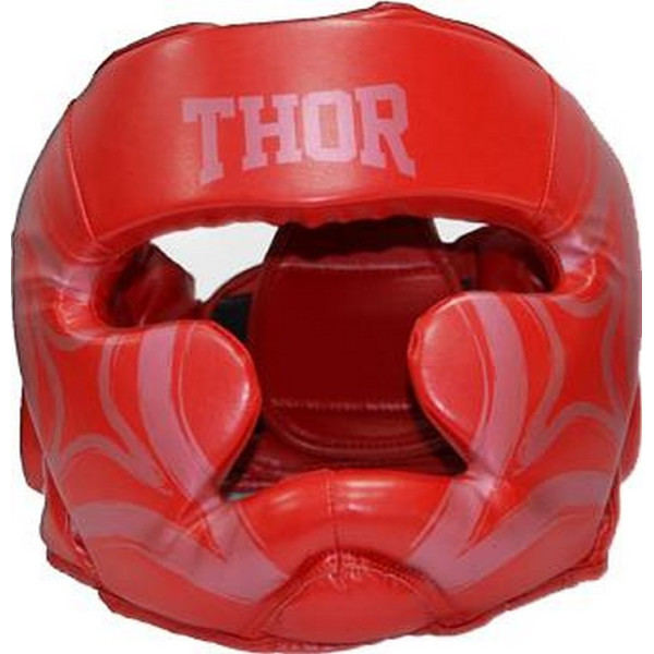 

Боксерский шлем THOR COBRA (727 (Leather) RED M)