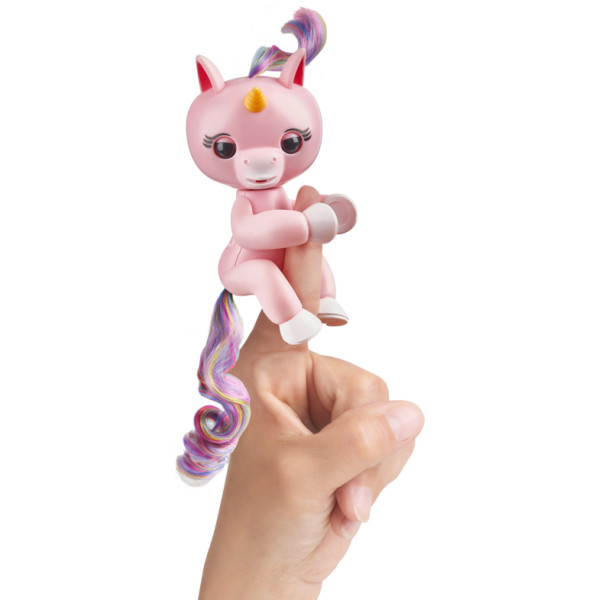 

Интерактивный единорог WowWee Fingerlings розовый (W37082/3707)