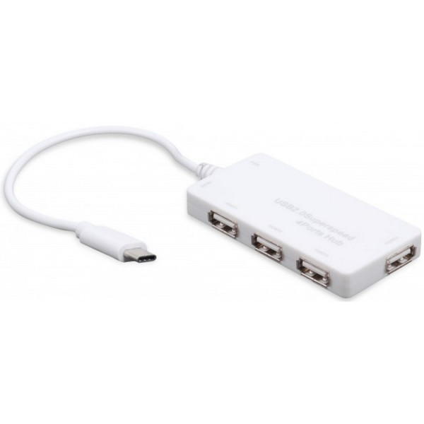 

USB-хаб Maxxter Type-C HC-204 (4 порта) USB 2.0