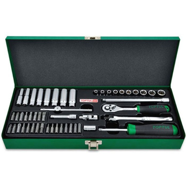 

Набор инструментов TOPTUL GCAD5004 1/4 "50ЕД. (12-гр.)