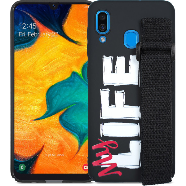 

Чехол DEF Wristband PC My Life Black для Samsung A205