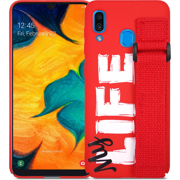 

Чехол DEF Wristband PC My Life Red для Samsung A305