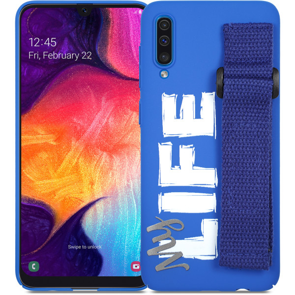 

Чехол DEF Wristband PC My Life Blue для Samsung A505