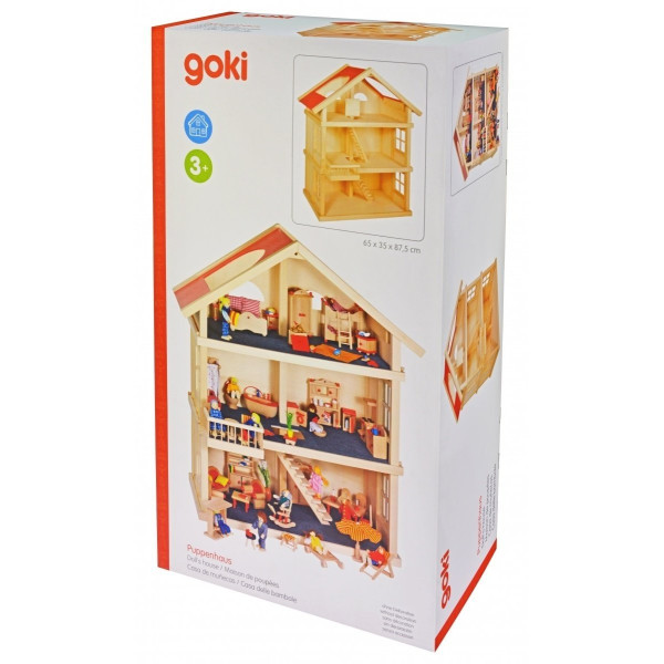 

Кукольный домик goki 3 этажа (51957)