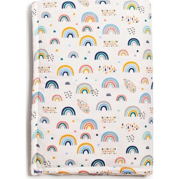 

Плед Twins муслиновый 110x80 утепленный 1610-PMT-01/04 Rainbow, белый / синий