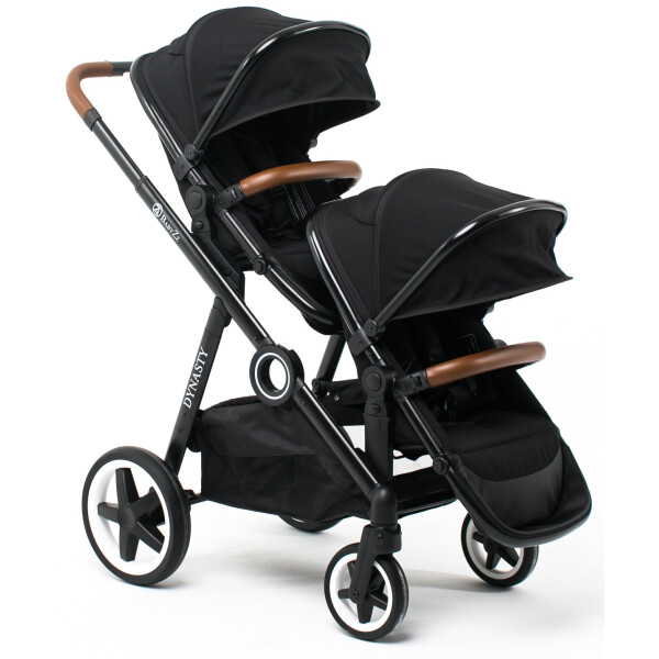 

для двойни прогулочная BabyZz Династия (черная)