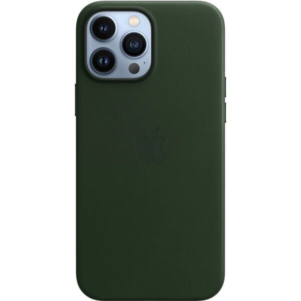 

Чехол Apple Leather Case Sequoia Green для iPhone 13 Pro Max (MM1Q3ZE/A)