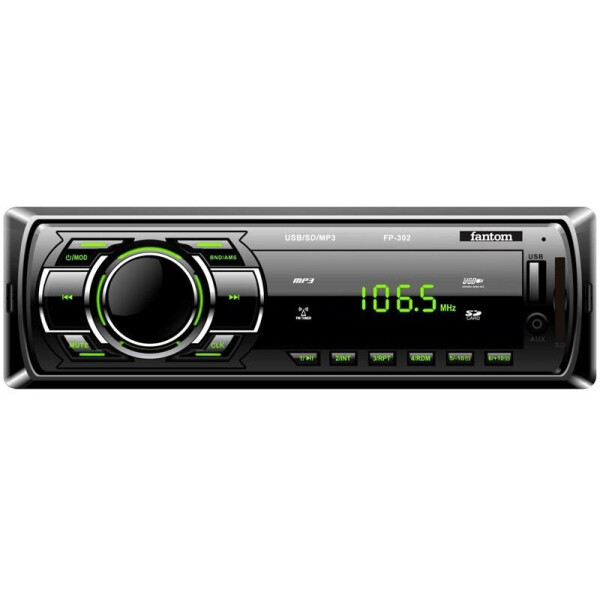 

Автомагнітола Fantom FP-302 Black / Green