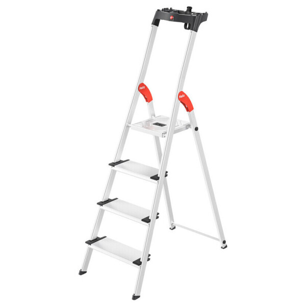 

Стремянка Hailo алюминиевая, 4 ступени, L80. 8040407