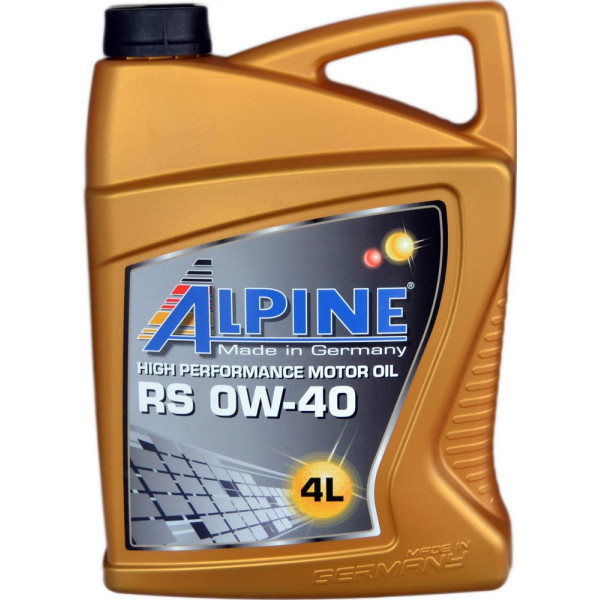 

Моторное масло Alpine RS 0W-40 4 л