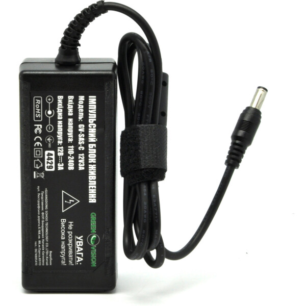 

Импульсный блок питания Green Vision GV-SAS-C 12V3A (36W)
