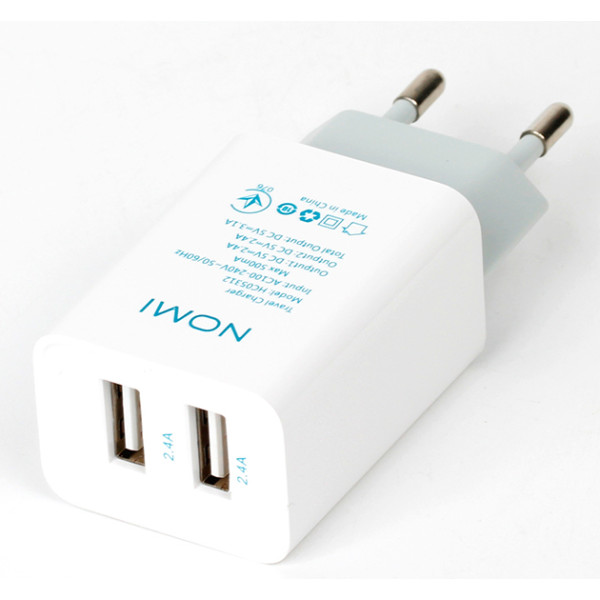 

Зарядное устройство Nomi HC05312 2 порта 3.1A White