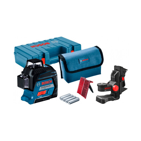 

Линейный лазерный нивелир Bosch Professional GLL 3-80 + Универсальный держатель Bosch BM 1 + Лазерный приемник Bosch LR 7 + кейс