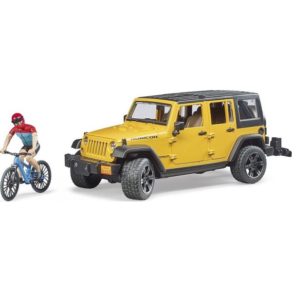

Джип BRUDER Jeep Rubicon с фигуркой велосипедиста на спортивном байке (02543)