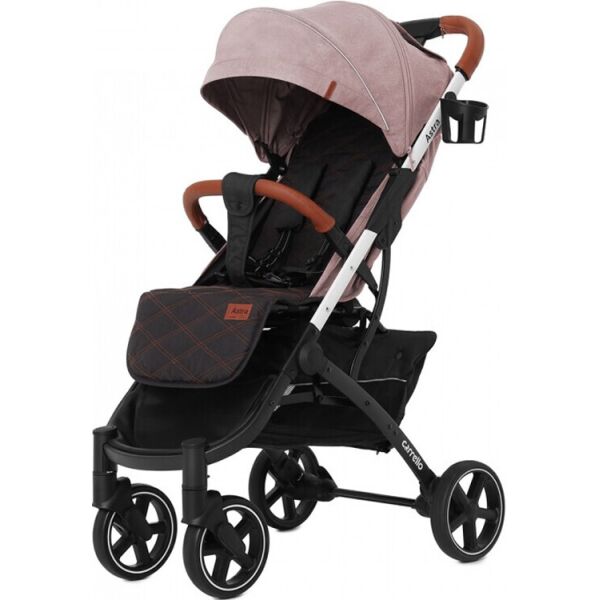 

Коляска прогулочная CARRELLO Astra CRL-5505 Apricot Pink + дождевик (розовая)