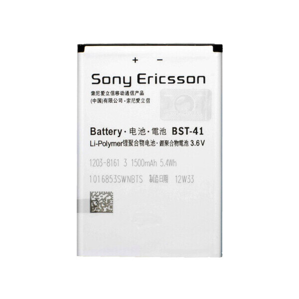 

Батарея Sony Ericsson BST-41 Xperia X1, X1a, X1i, X1c, X3, Rachael X3, X10, X10a, X10i