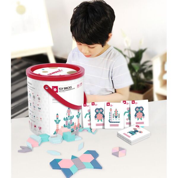 

Деревянные пазлы Bravokids 200 элементов (TB-04841101)
