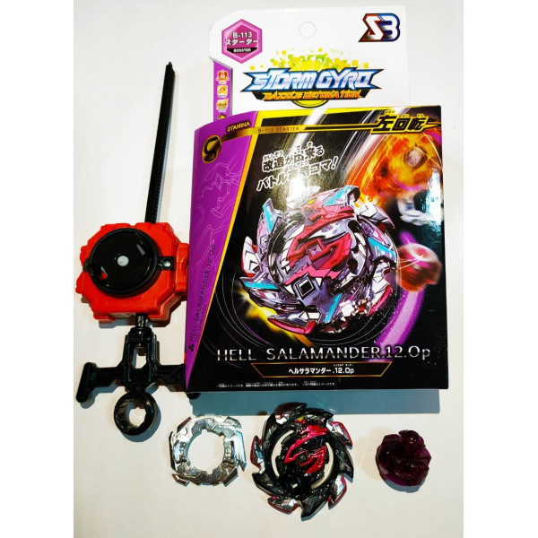 

Волчок BeyBlade Hell Salamander B-113 (Бейблейд Адская Саламандра) с пусковым устройством