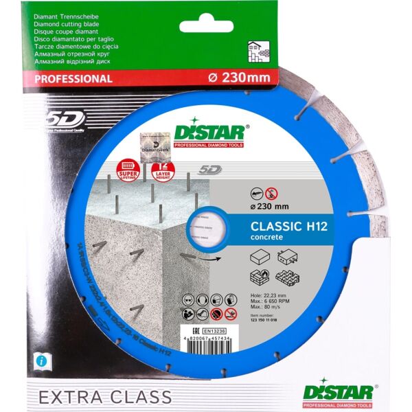 

Диск Distar по бетону, 1A1RSS/C3-W (12315011018)