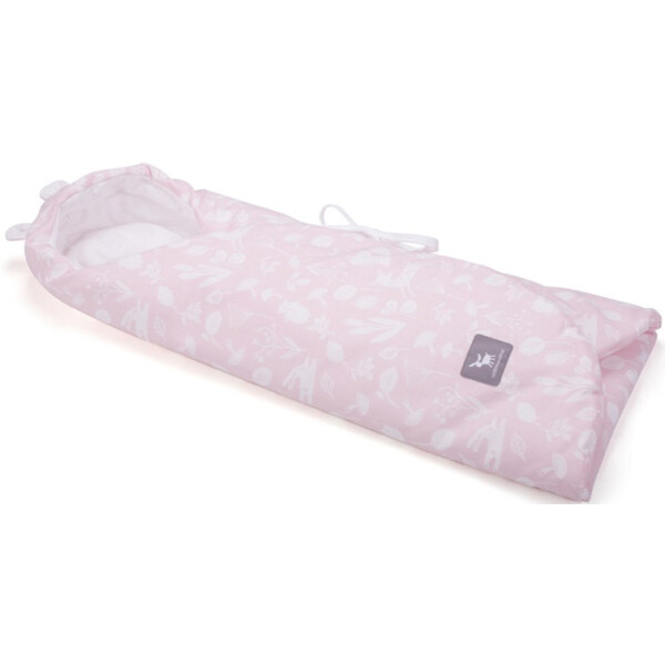 

Конверт в коляску Cottonmoose ODWF 439/113/49 powder pink cotton jersey melange cotton jersey (розовая пудра)