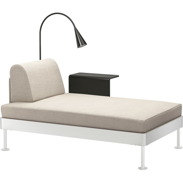 

Шезлонг IKEA DELAKTIG со столиком и лампой бежевый (592.890.37)