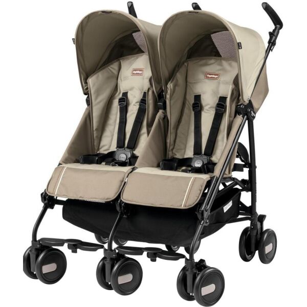 

Коляска прогулочная для двойни Peg-Perego PLIKO MINI TWIN CLASS BEIGE (Бежевая) (IP04280000SU36SU56)