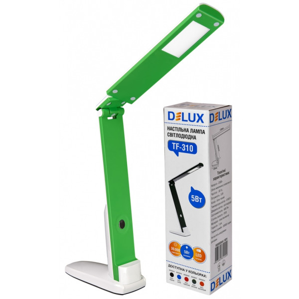 

Настольная лампа DELUX TF-310 5 Вт LED зеленая (90008947)