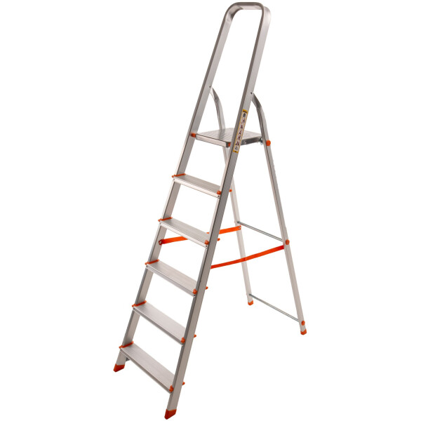 

Стремянка алюминиевая Laddermaster Alcor A1A6. 6 ступенек