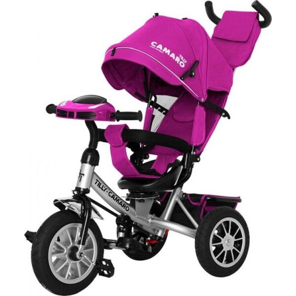

Велосипед трехколесный TILLY CAMARO T-362/2 Фиолетовый с надувными колесами