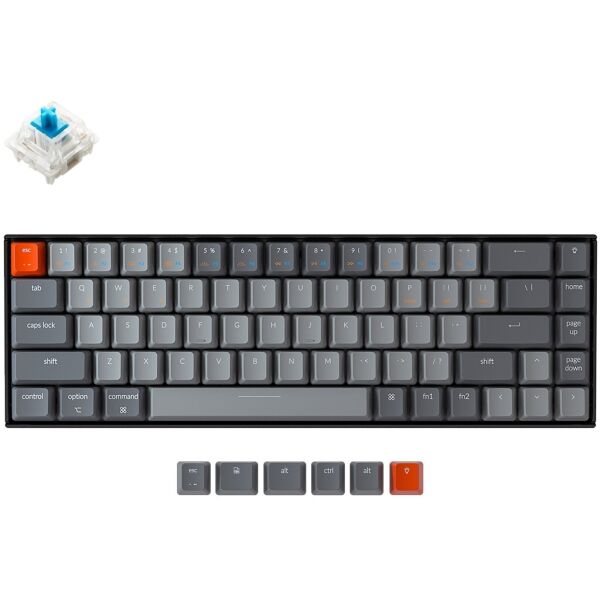 

Клавиатура Keychron K6 Hot-Swap RGB Blue (K6V2_KEYCHRON)