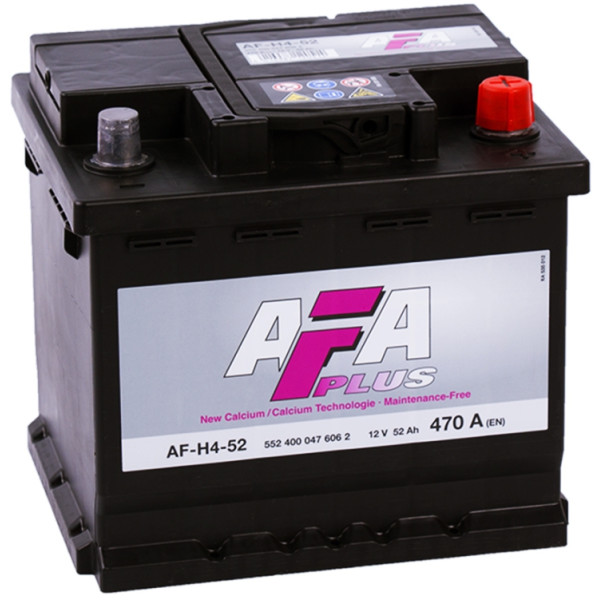 

AFA 52Ah-12v R, EN470