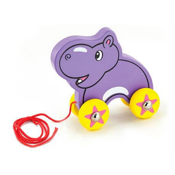 

Деревянная каталка Viga Toys Бегемотик (50092)