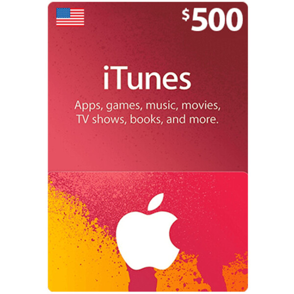 

Подарочная карта iTunes Apple / App Store Gift Card 500 usd, US-регион