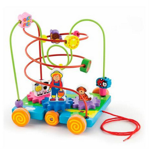 

Деревянный лабиринт-каталка Viga Toys Шестеренки (50120)
