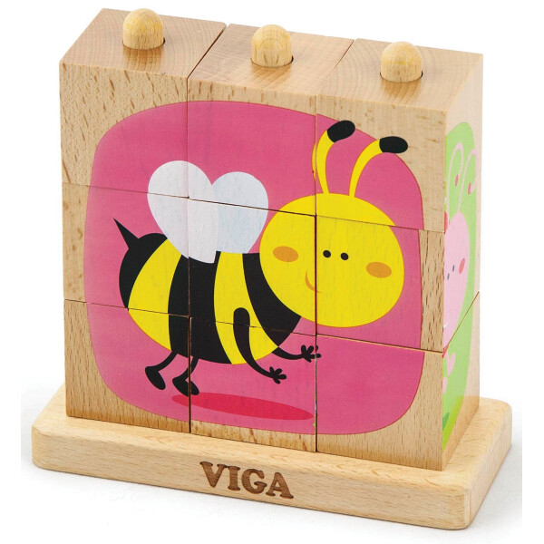 

Пазл Viga Toys Насекомые